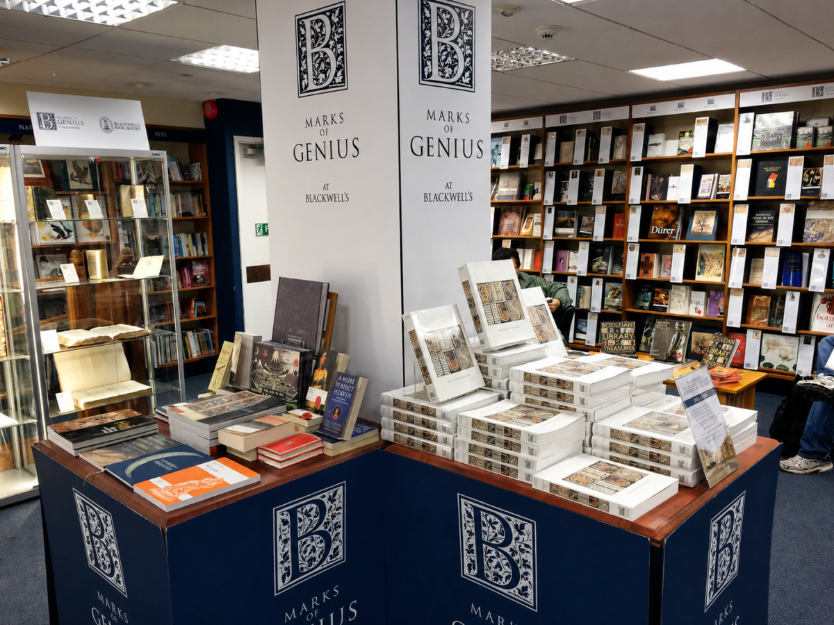 Marks of Genius at Blackwell’s